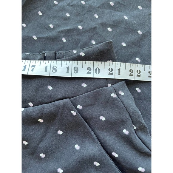 Torrid Black w White Pink Dots Dress Pants Wide Leg Belt Loops Side Pockets 18 - Picture 10 of 10